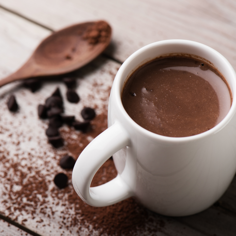 Chocolat chaud protéiné