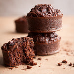 Mini muffins double chocolat et dattes protéinés